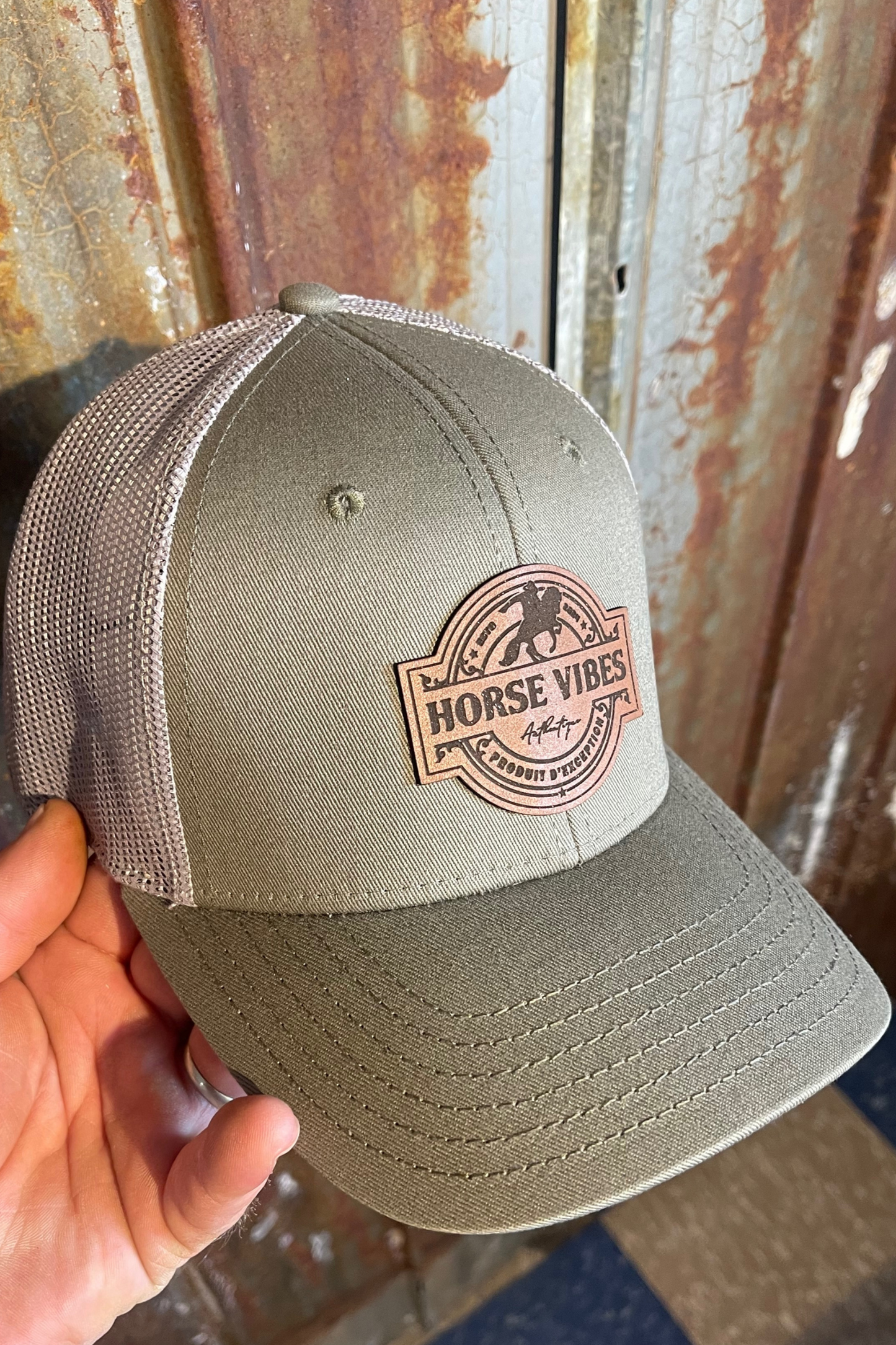 casquette vert olive ajustable pour enfant