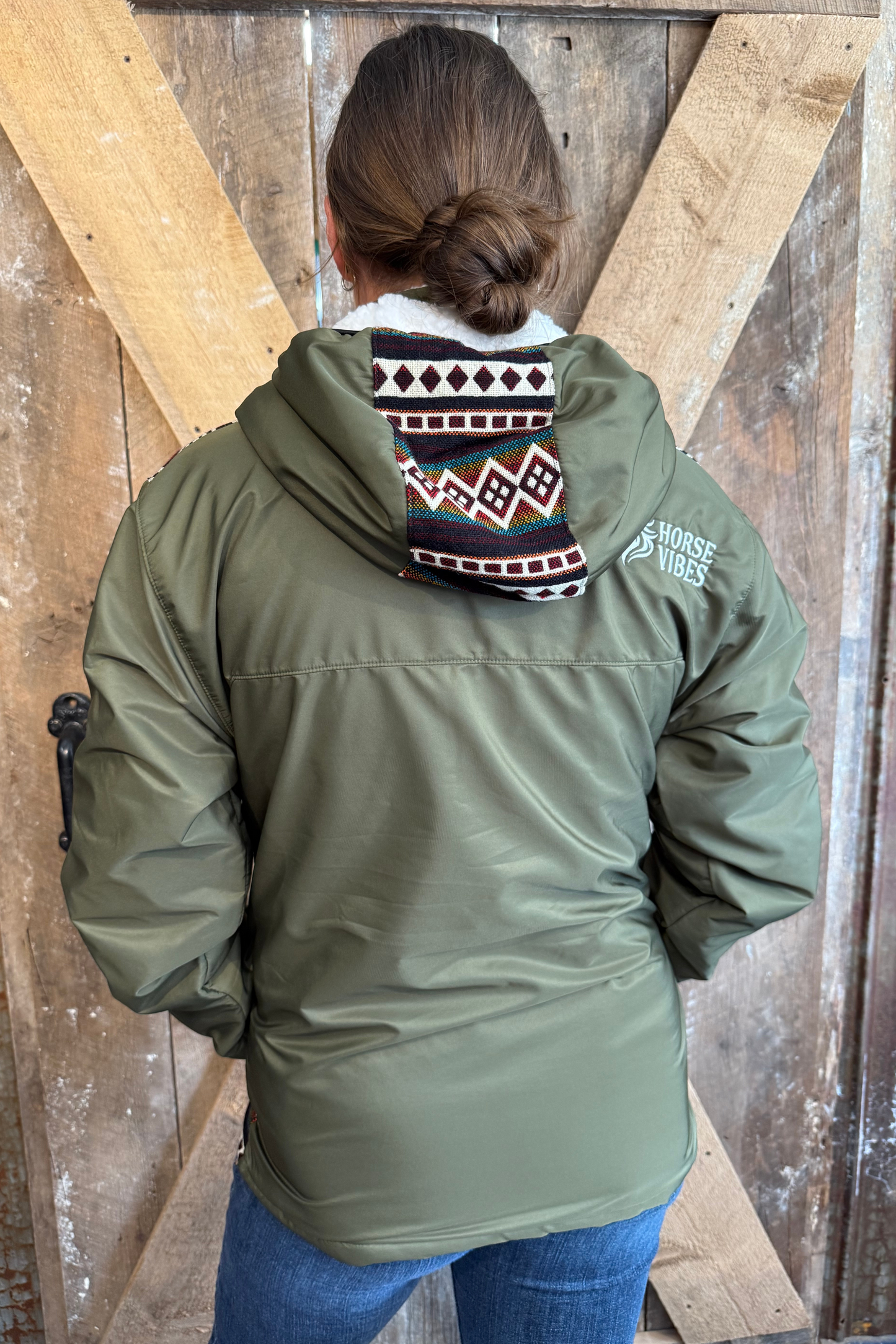 Manteau West unisexe kaki 4