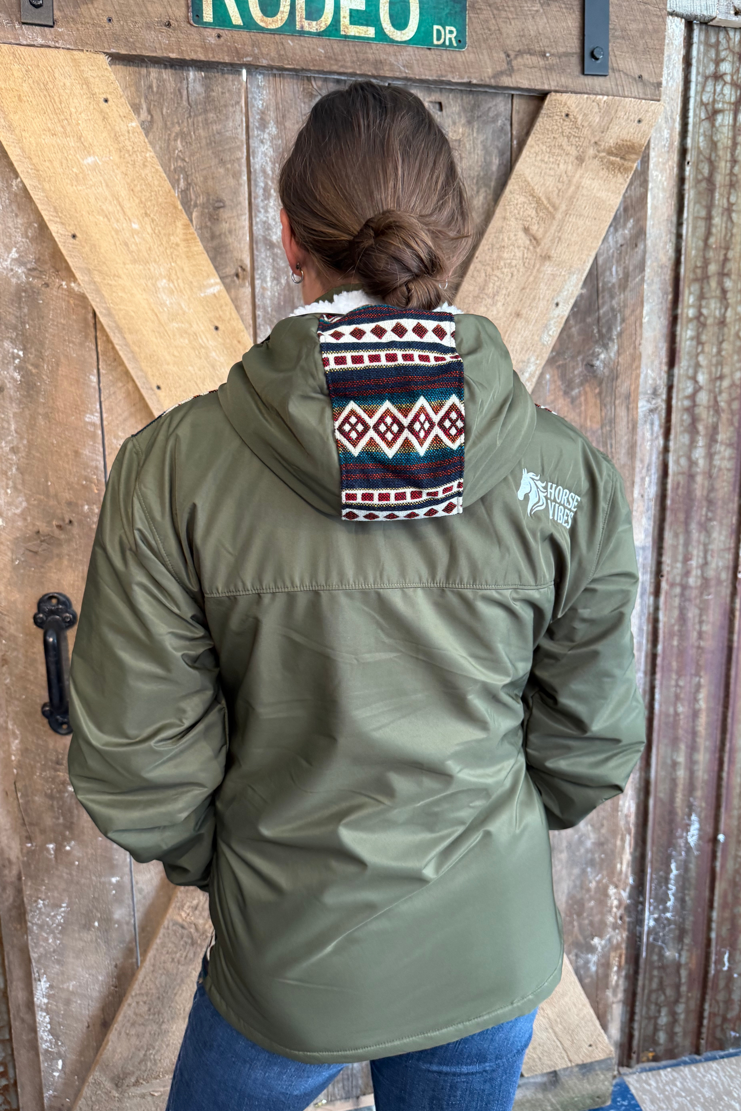 Manteau West unisexe kaki 3