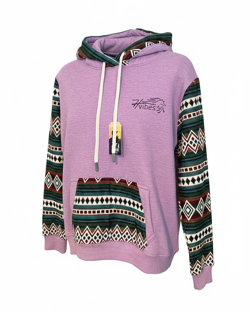 Hoodie West mauve 6