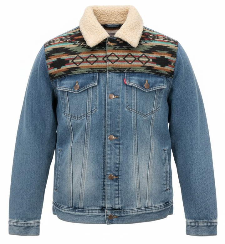 Manteau en jean unisexe 41