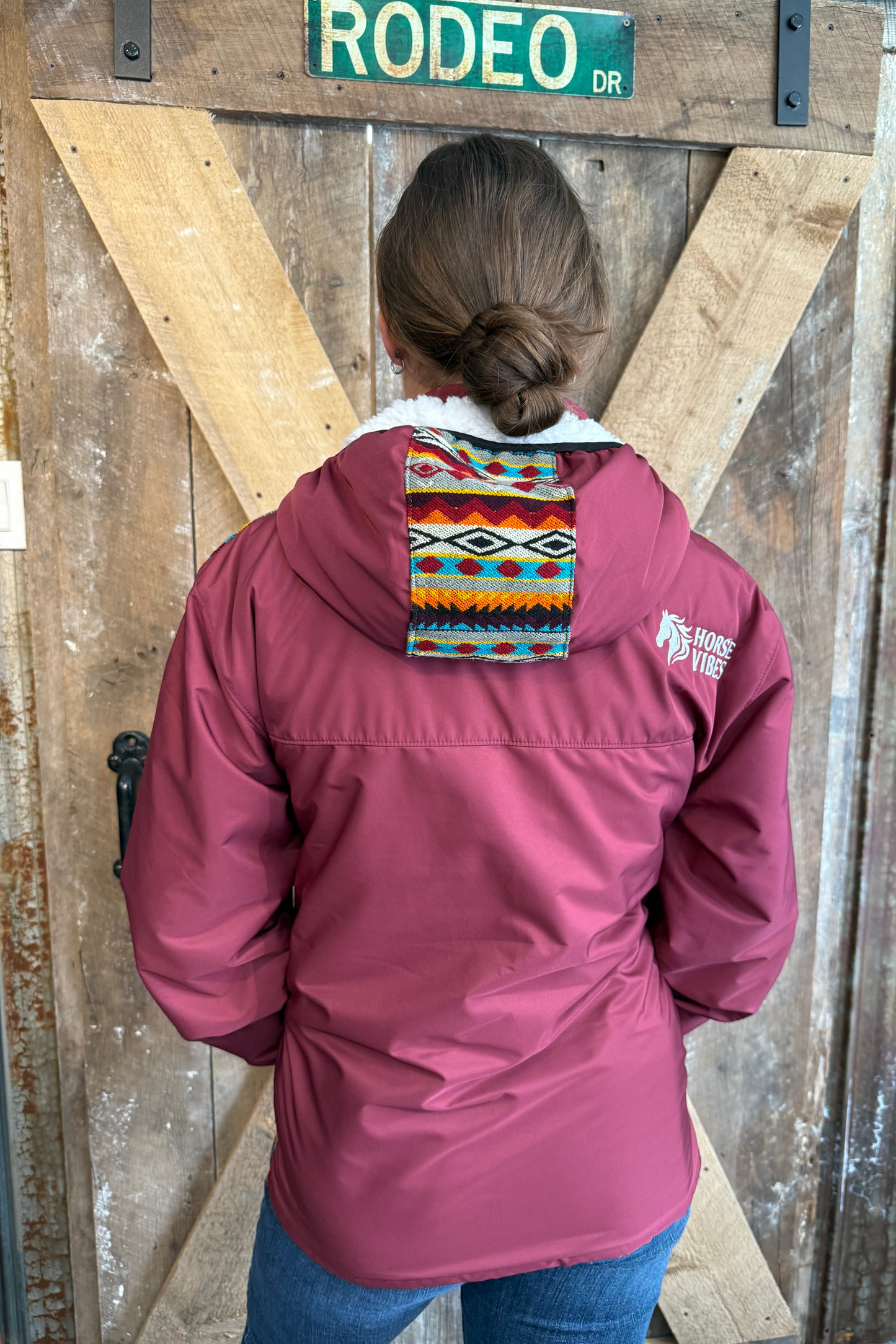 Manteau West unisexe bourgogne 1