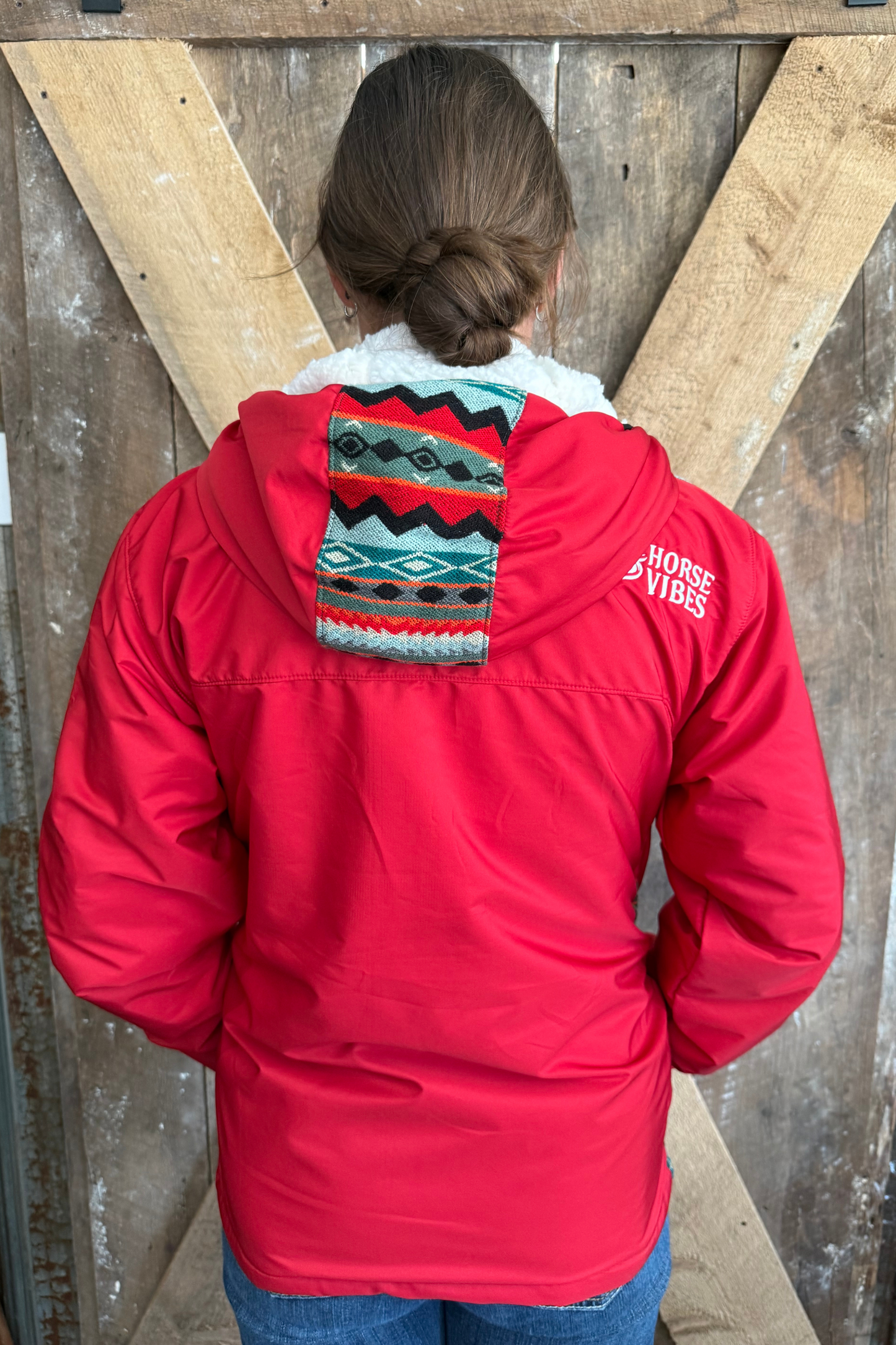 Manteau West unisexe rouge 3