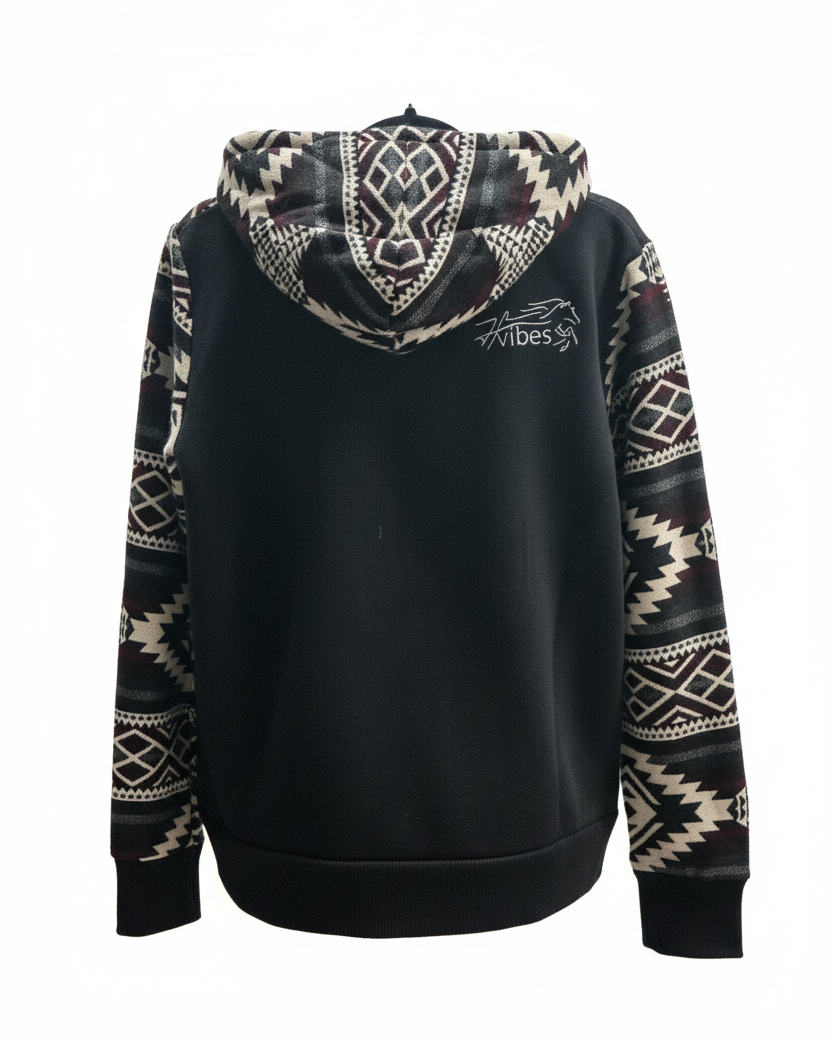 Hoodie West avec zip noir 12