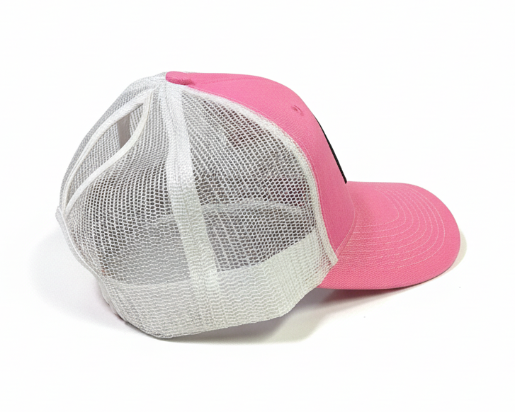 Casquette Authentique « ponytail » rose pour femme