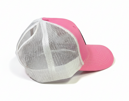 Casquette Authentique « ponytail » rose pour femme