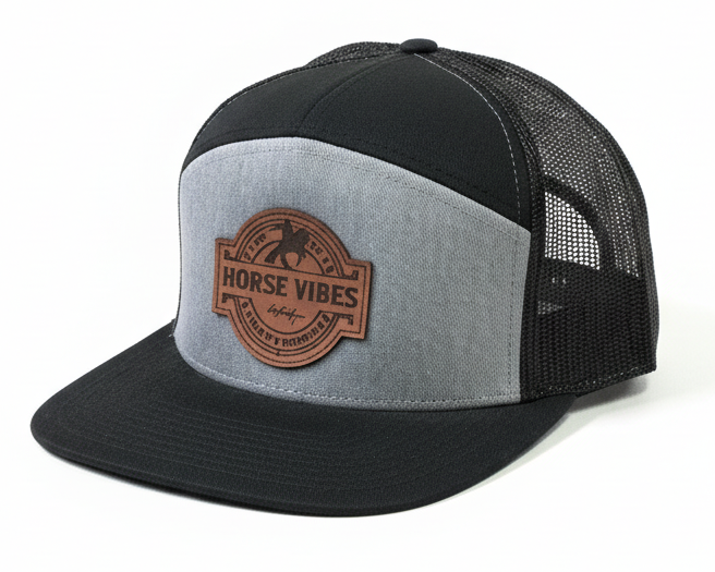 Casquette Authentique grise et noire à palette plate