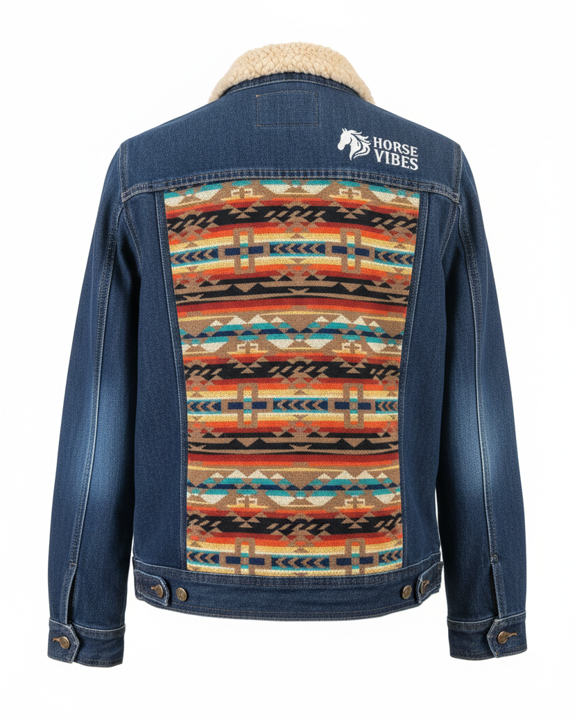 Manteau en jean unisexe 5