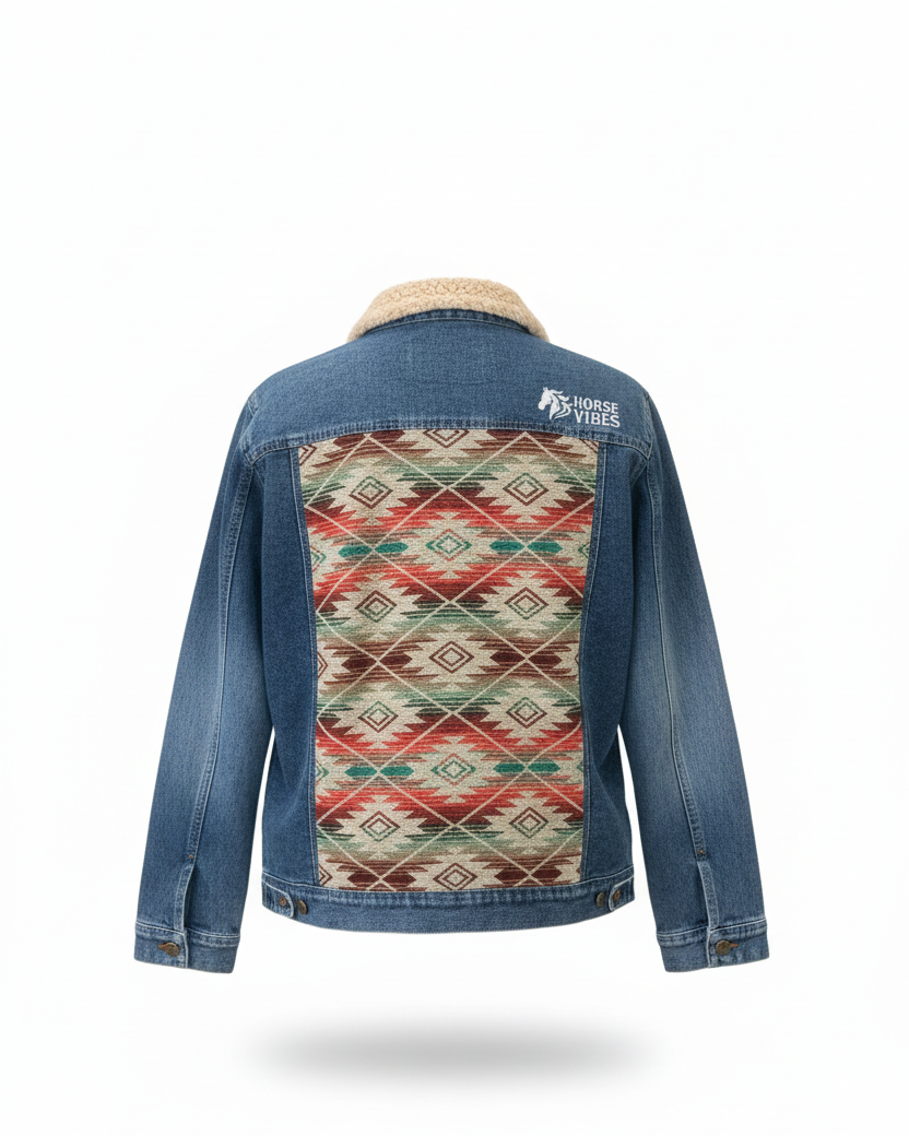 West cotton with white zip