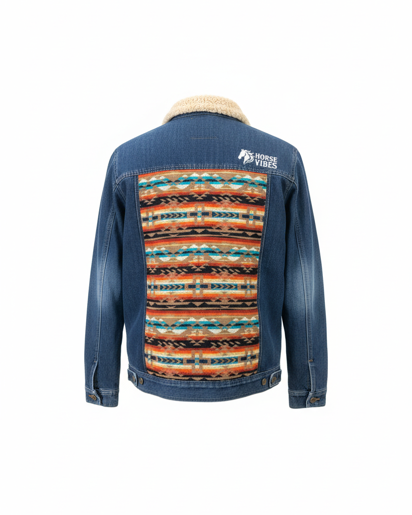 West cotton with white zip