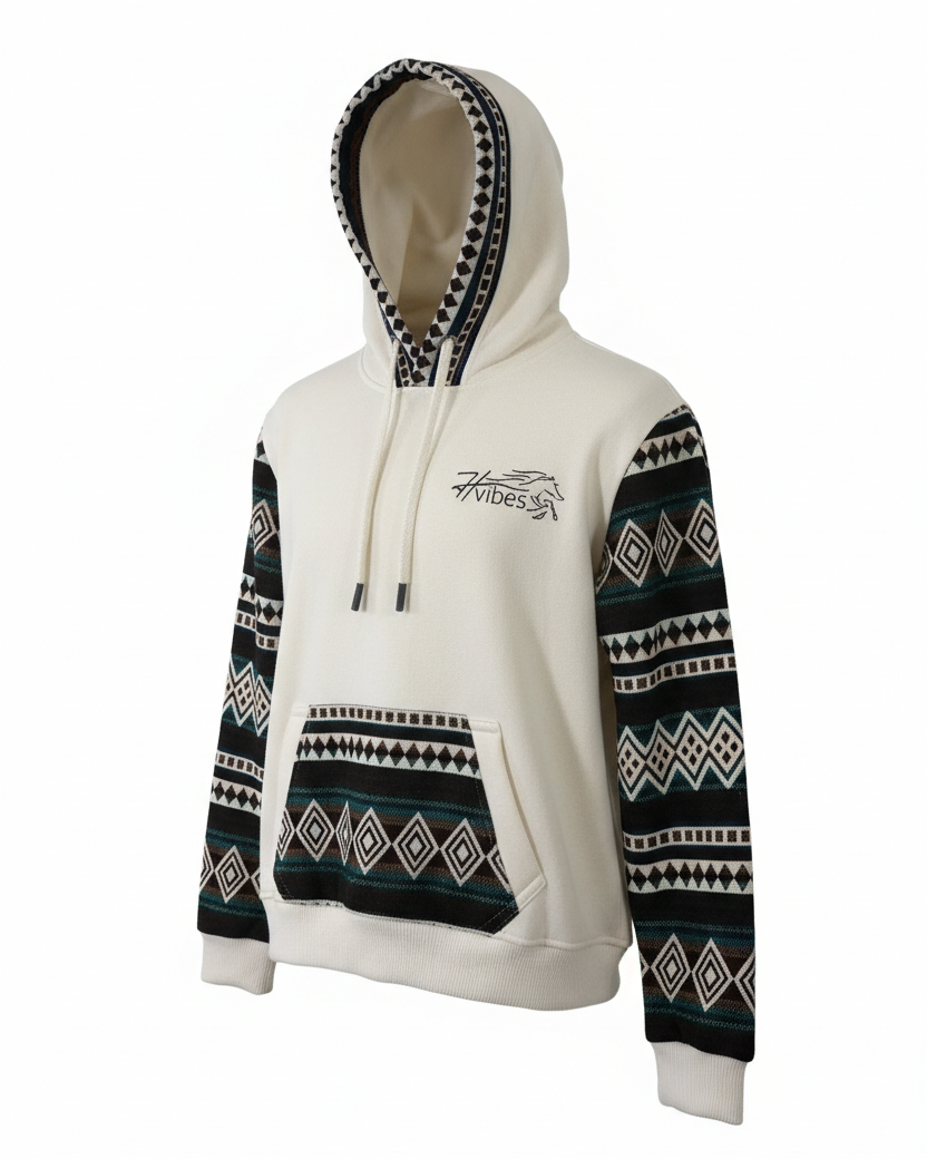 Hoodie West blanc 1