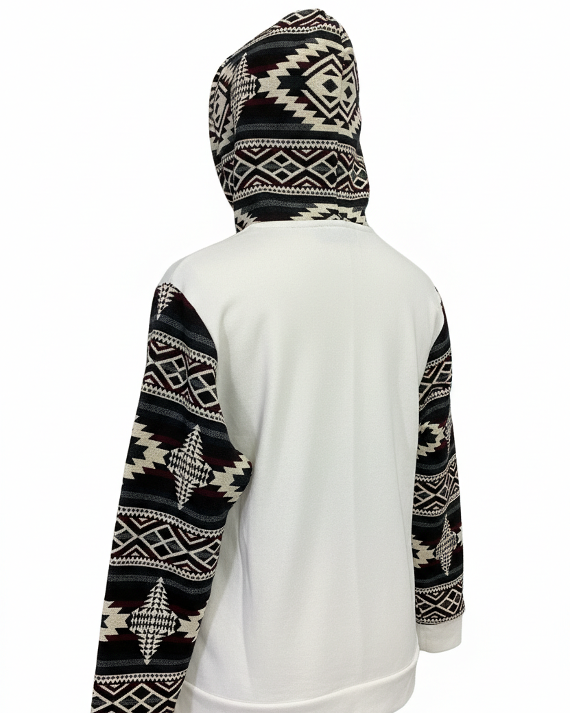 Cotton West with white zip 1