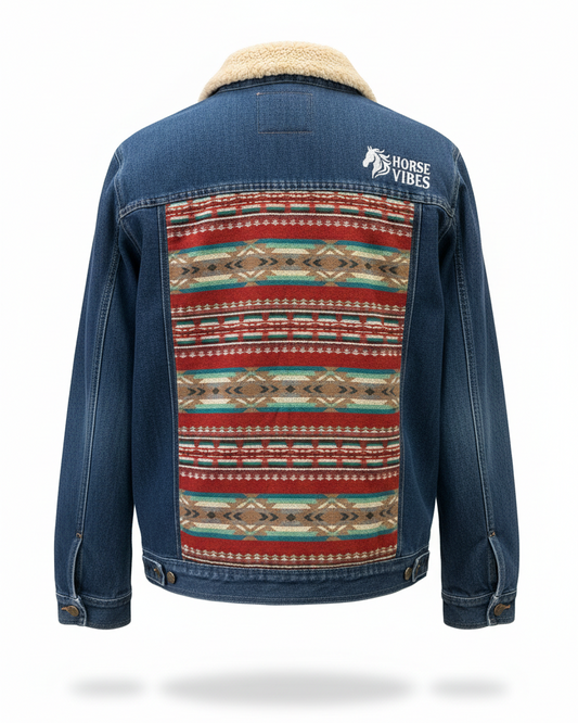 Manteau en jean unisexe 15