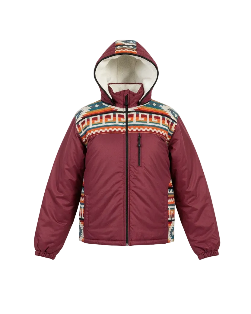 West unisex burgundy coat 7