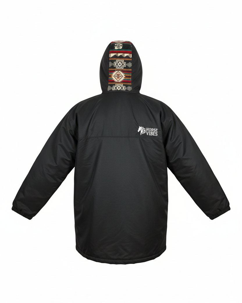 Manteau West unisexe noir 8