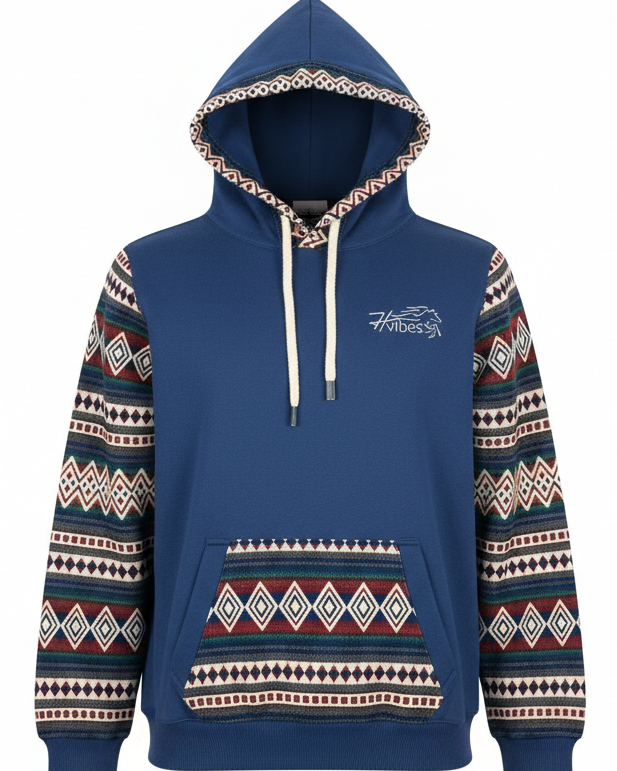 Hoodie West bleu 8