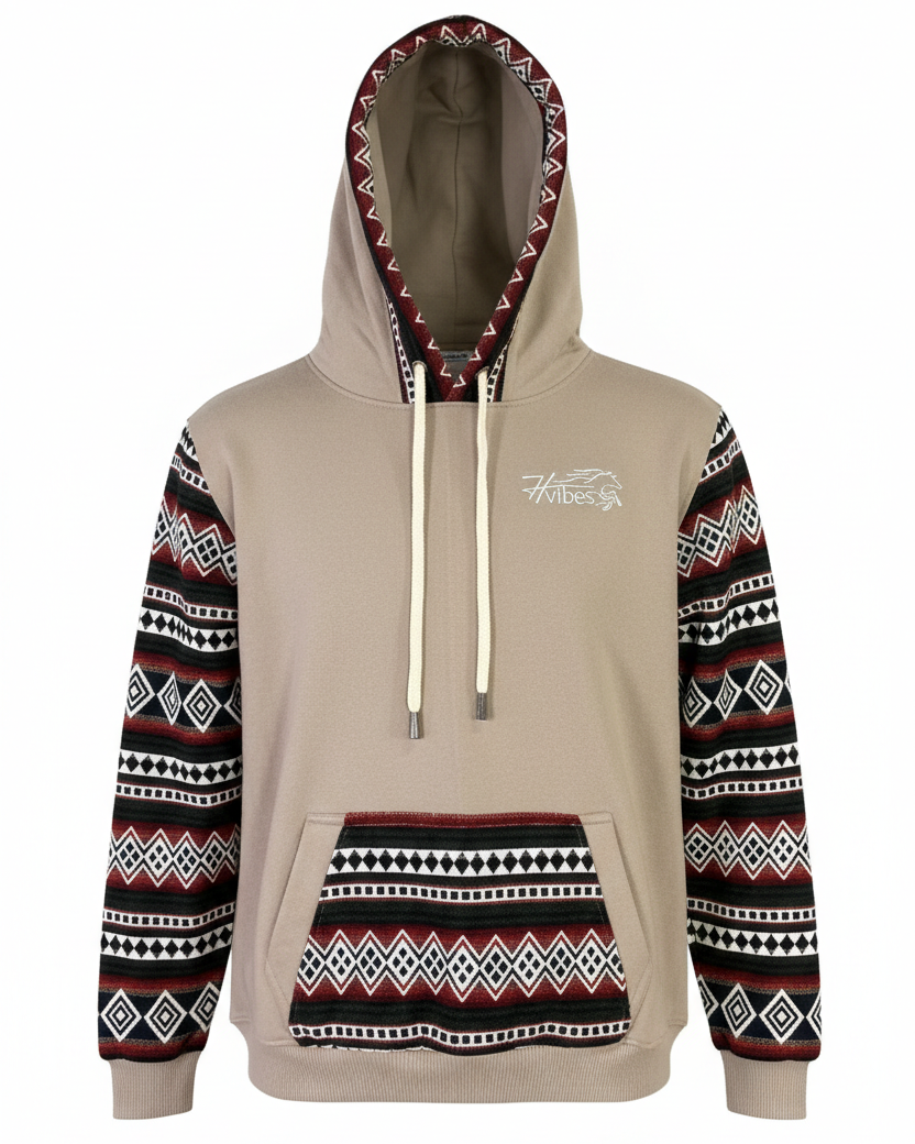 Hoodie West beige 2