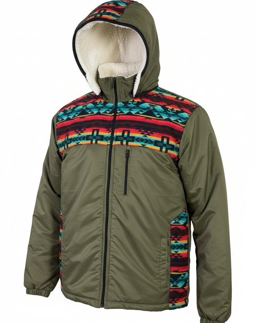 Manteau West unisexe kaki 4