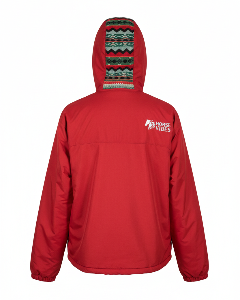 Manteau West unisexe rouge 2