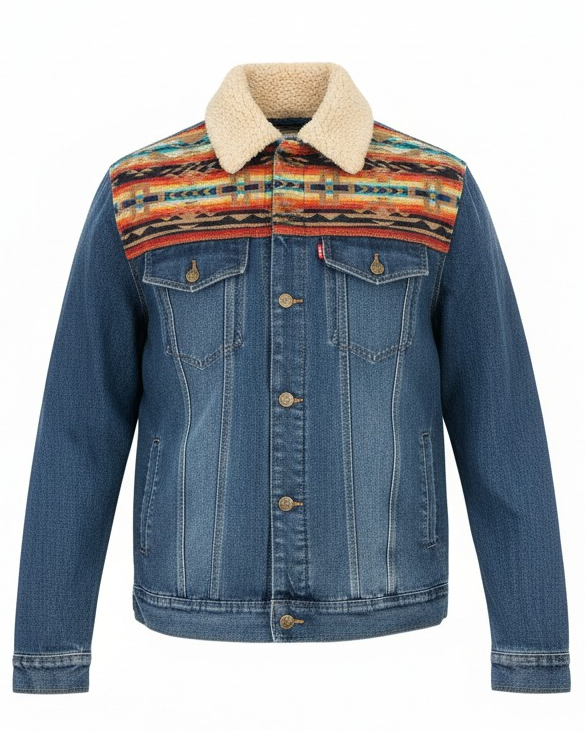 Manteau en jean unisexe 19