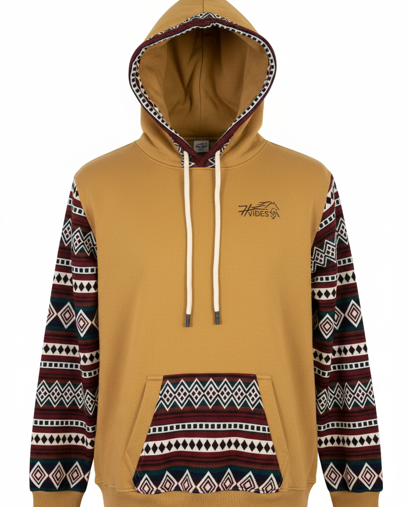 Hoodie West jaune 2