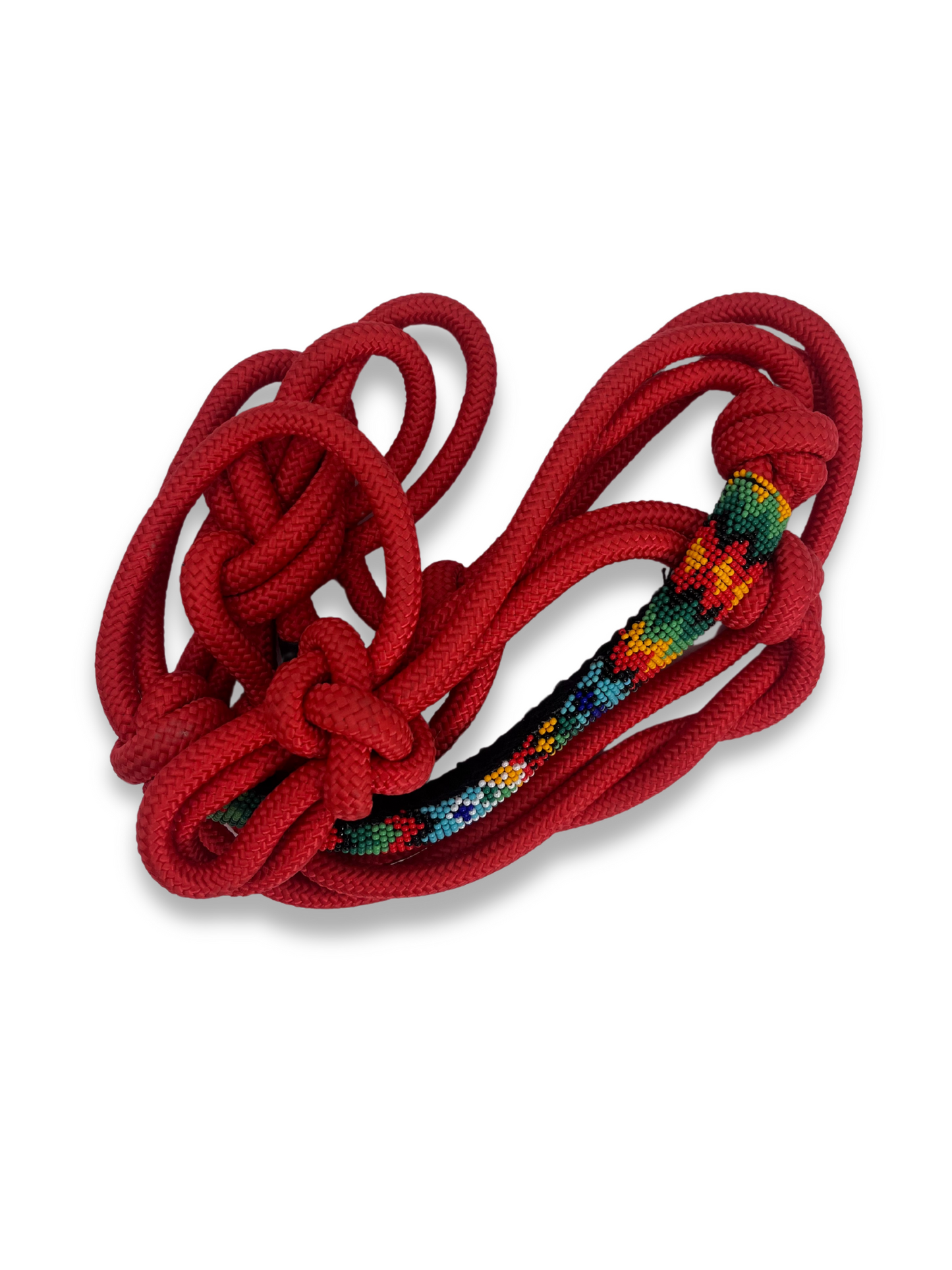 Licou d'équitation rouge