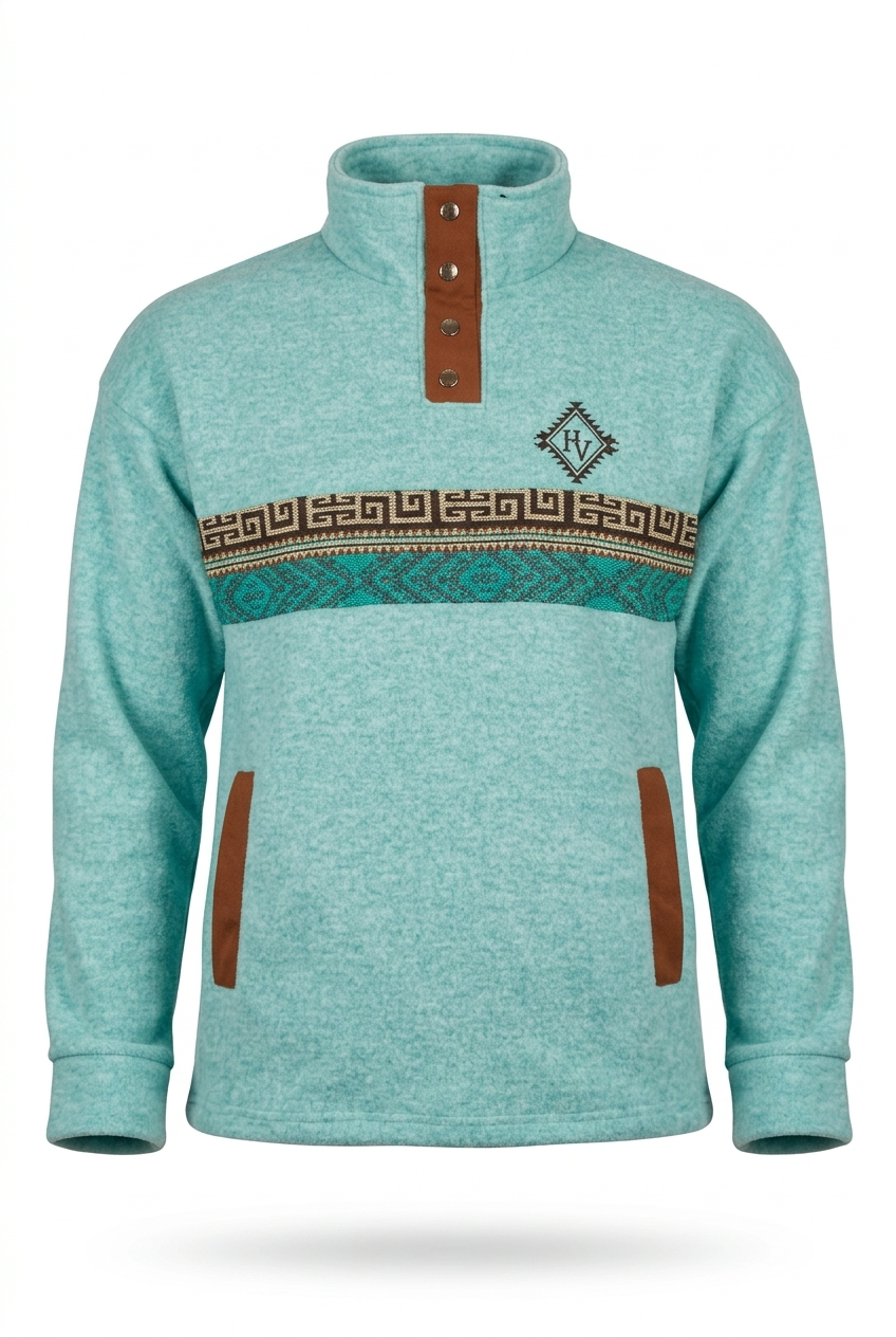 Polar sans capuche turquoise 1