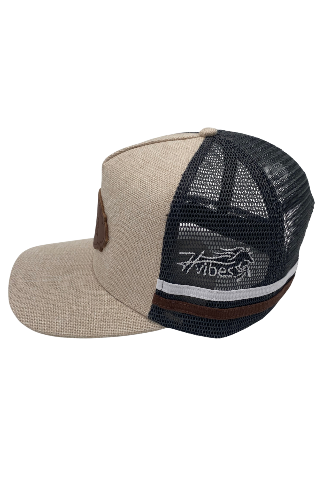 Casquette trucker hat brune