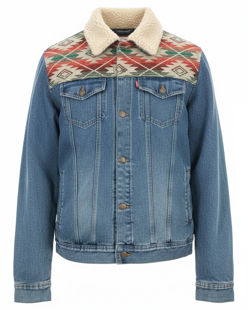 Manteau en jean unisexe 20