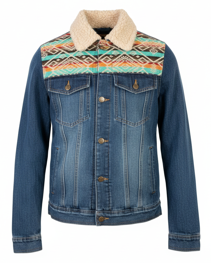Manteau en jean unisexe 1