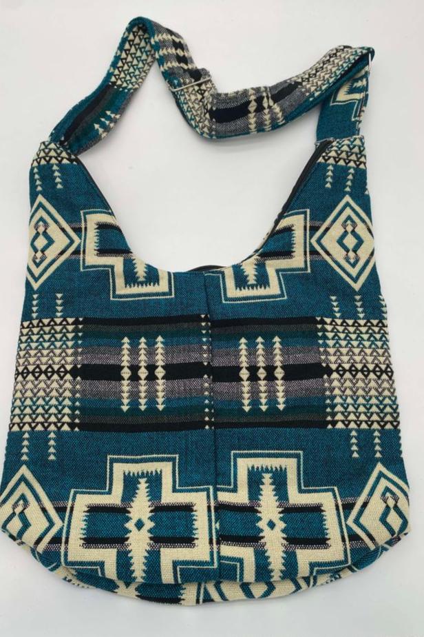 Sac bandoulière turquoise foncé