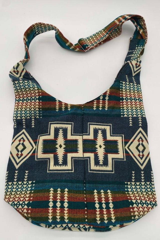 Aztec turquoise shoulder bag