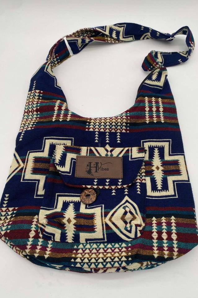 Sac bandoulière bleu foncé