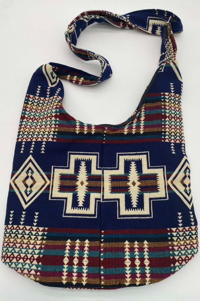 Sac bandoulière bleu foncé