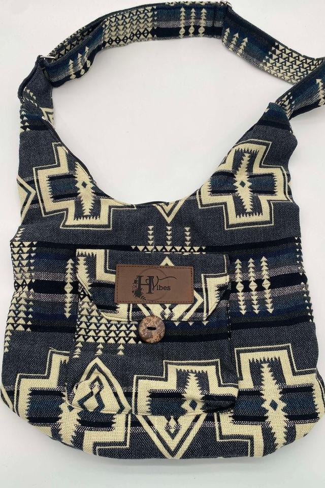 Aztec turquoise shoulder bag