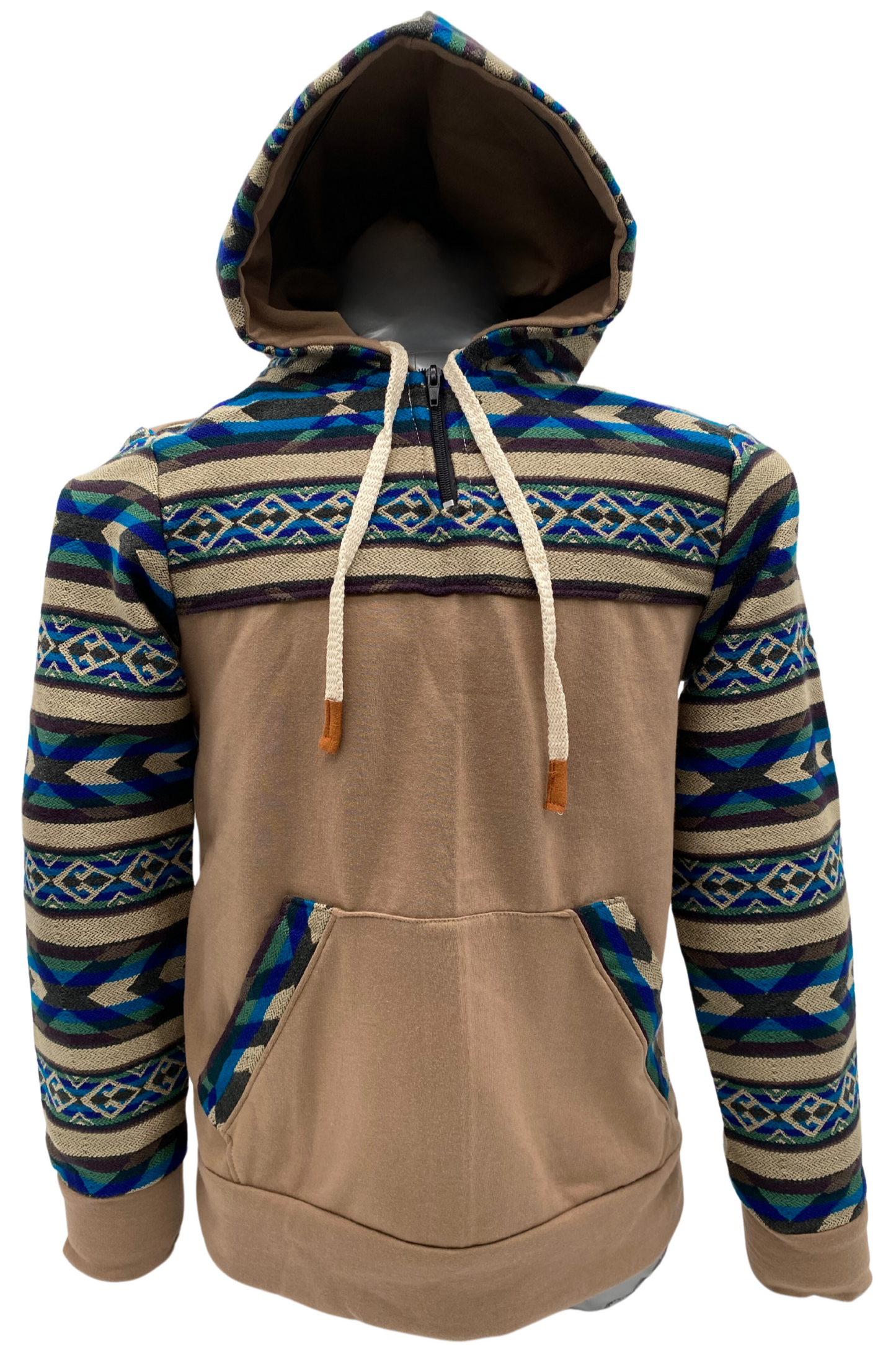 Coton West avec zip beige
