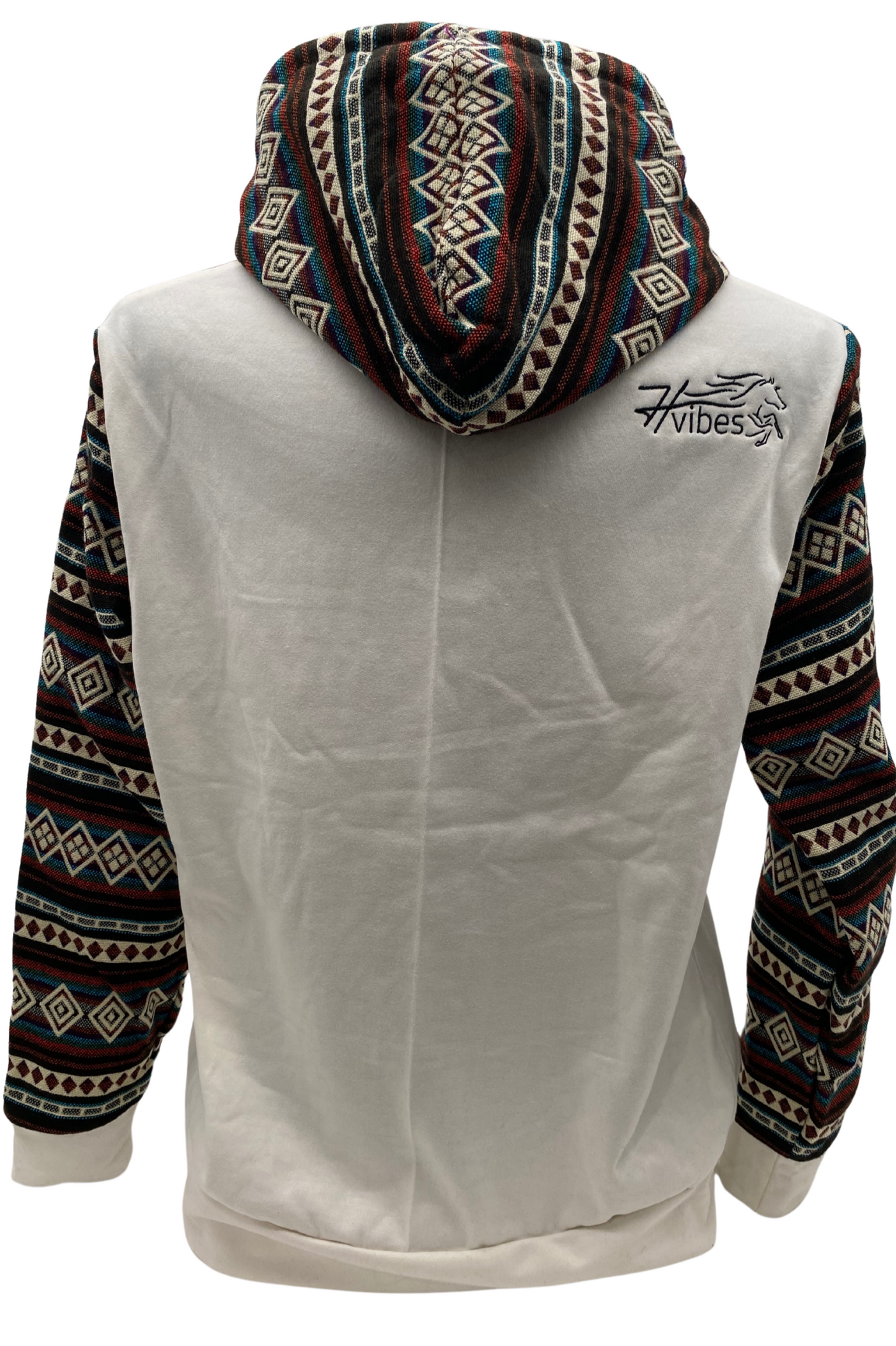 Coton West avec zip blanc