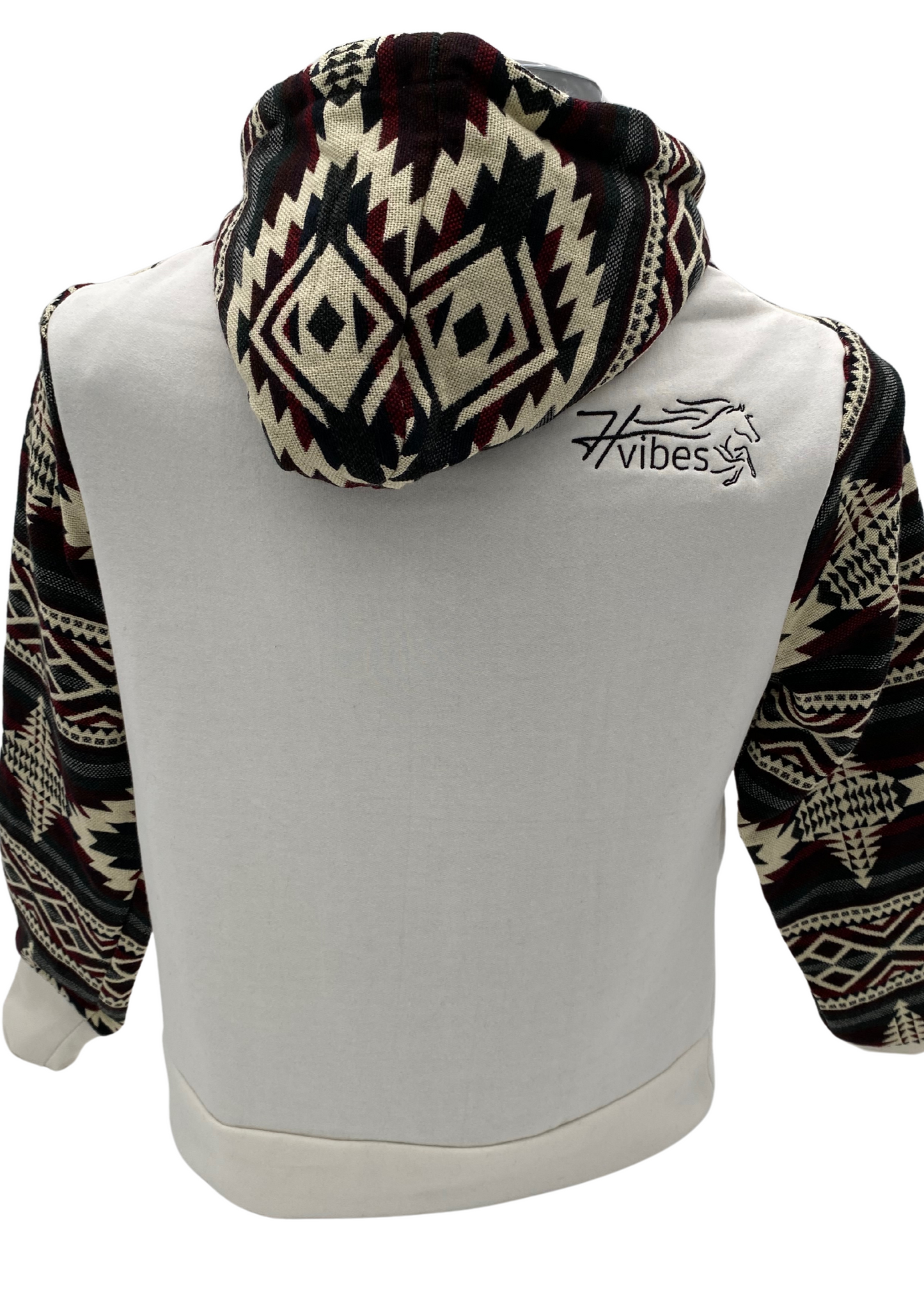 Coton West avec zip blanc