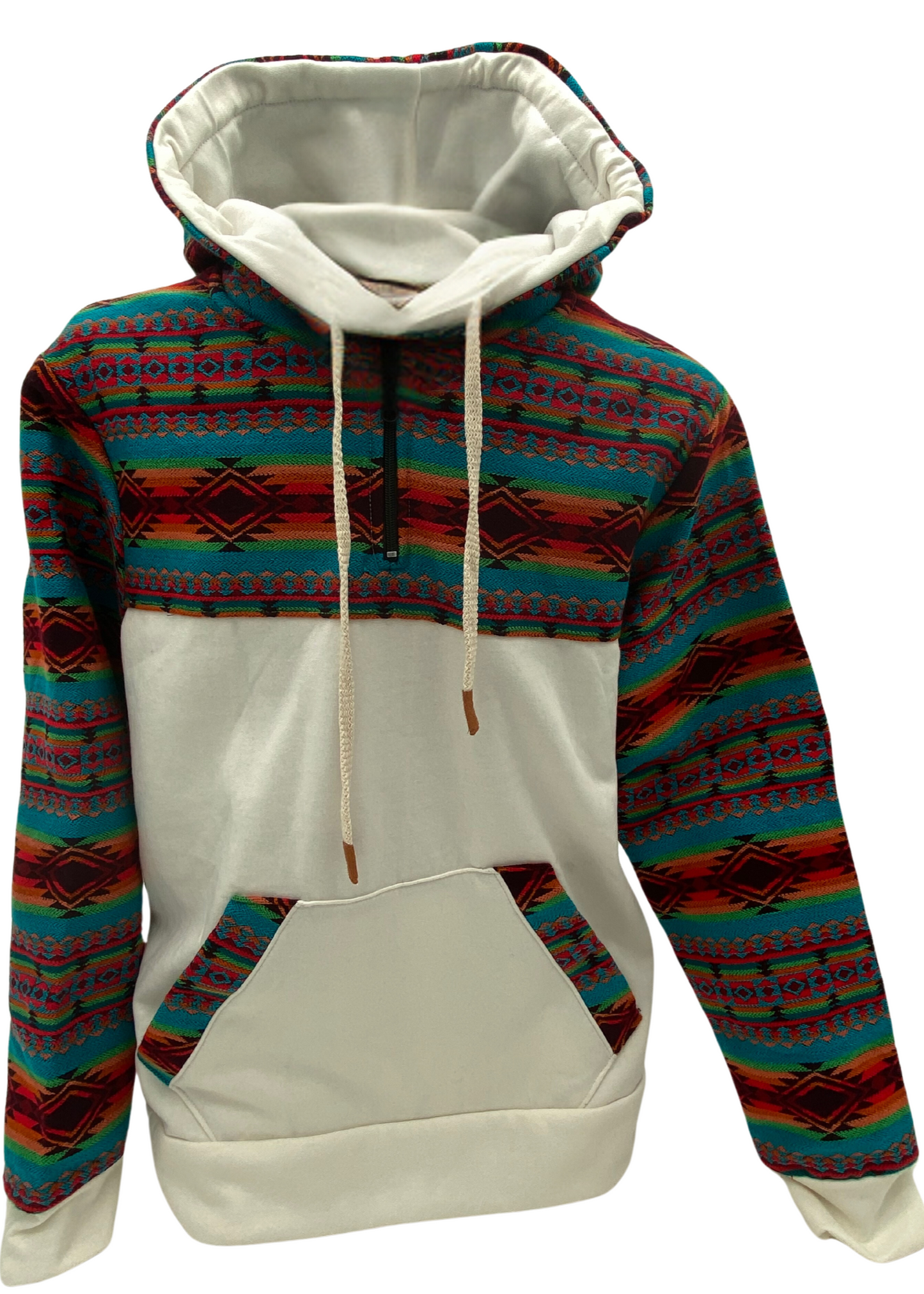 West cotton with white zip