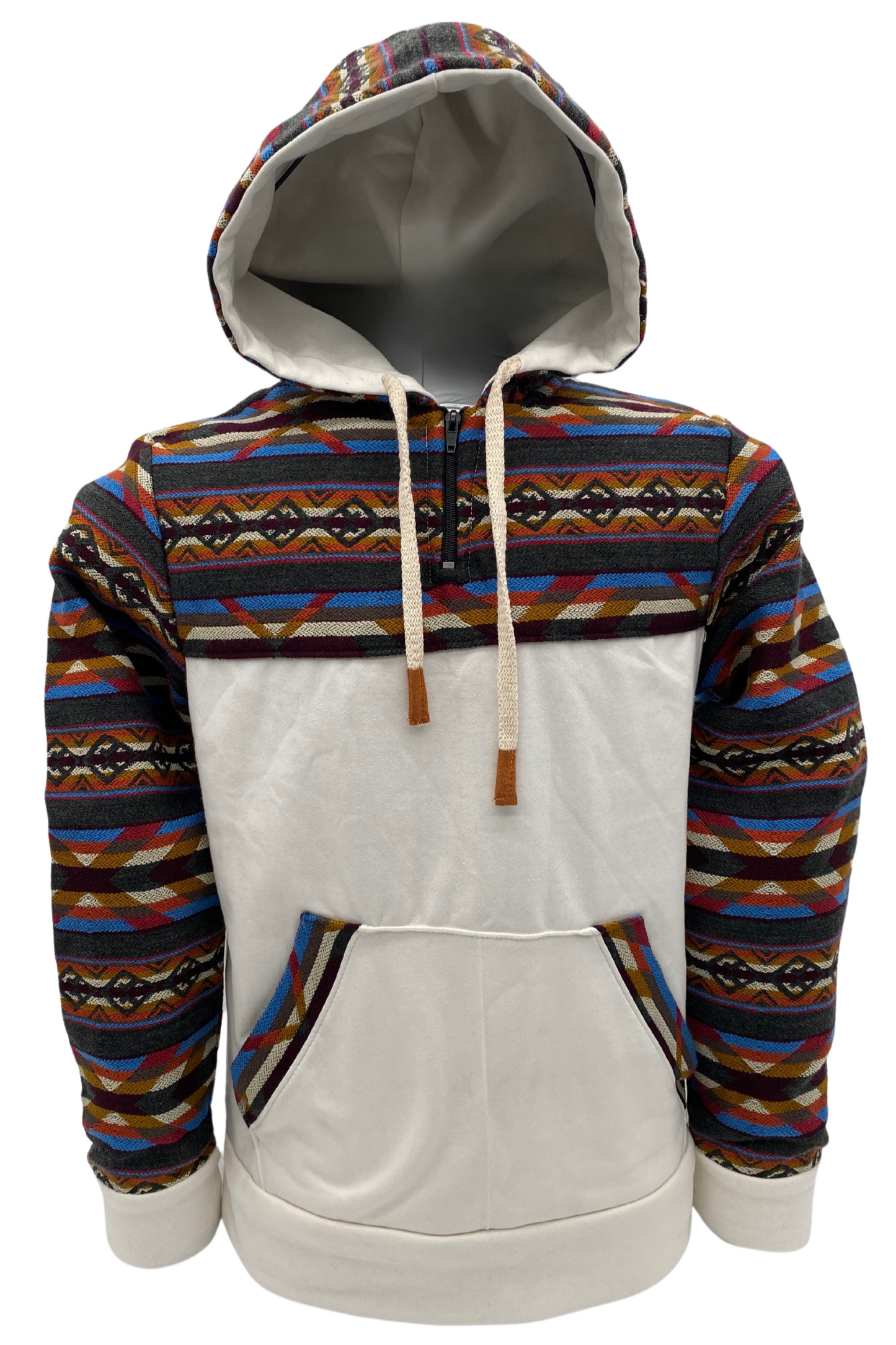 West cotton with white zip
