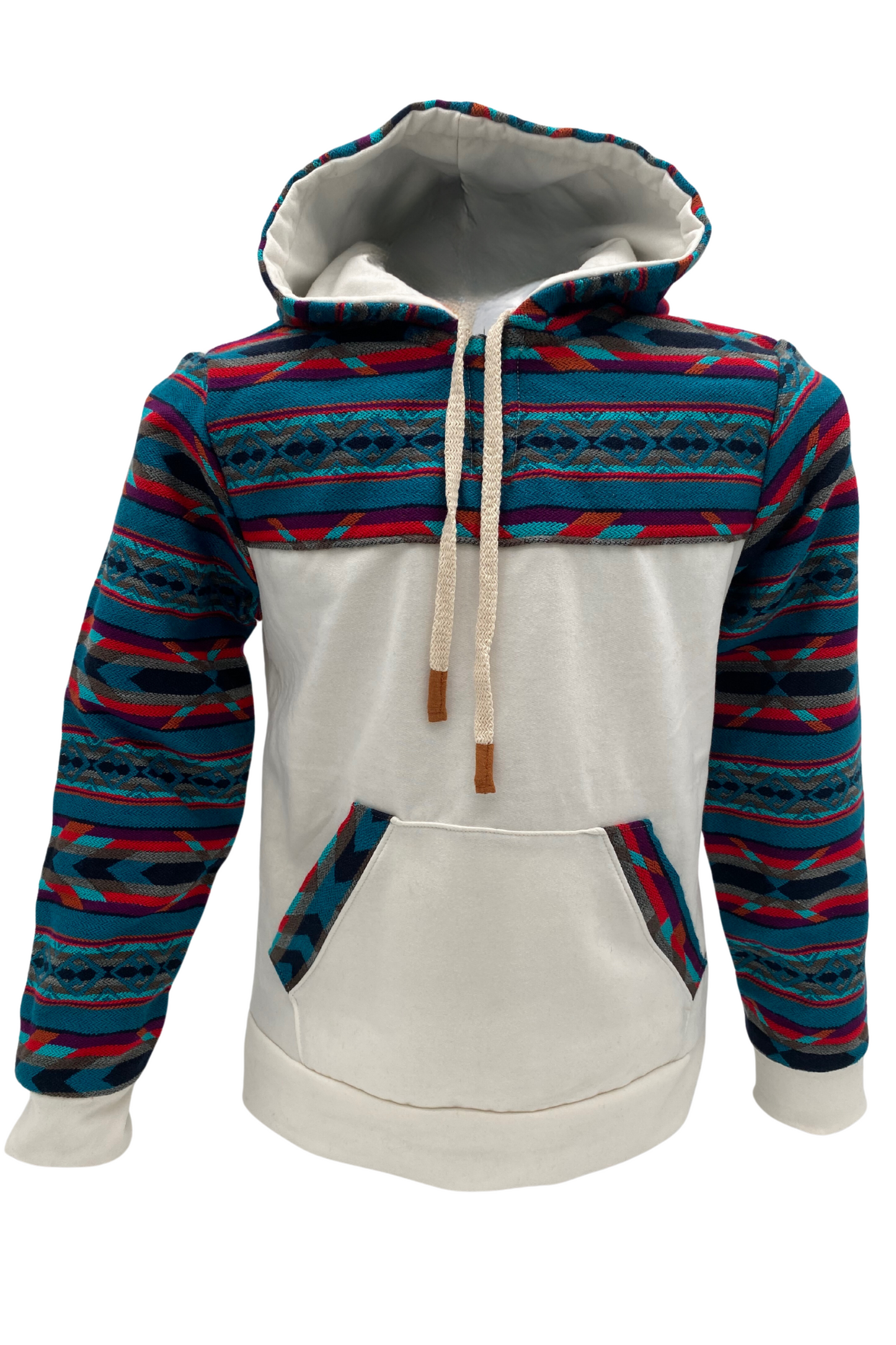 Coton West avec zip blanc