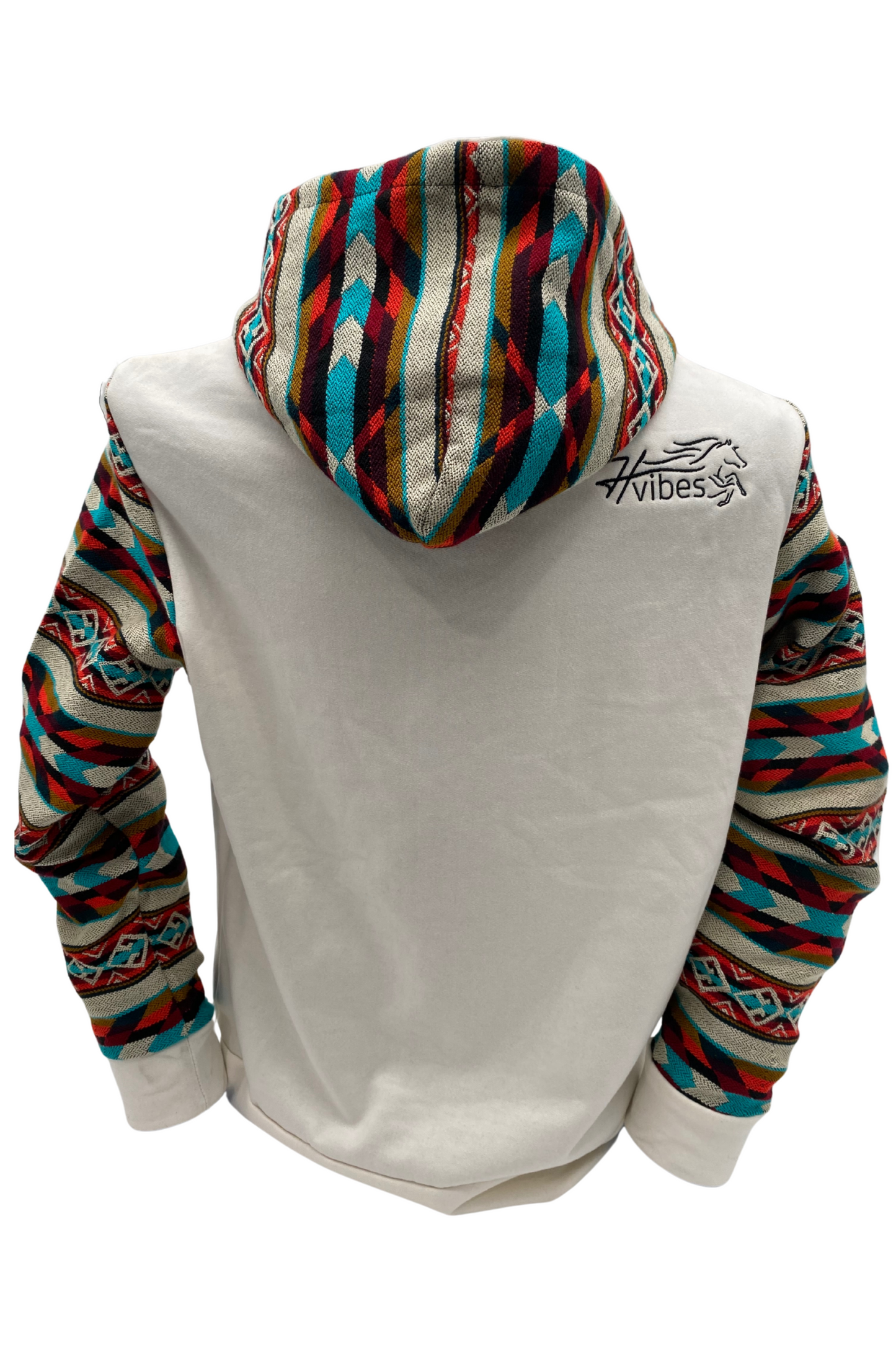 Coton West avec zip blanc