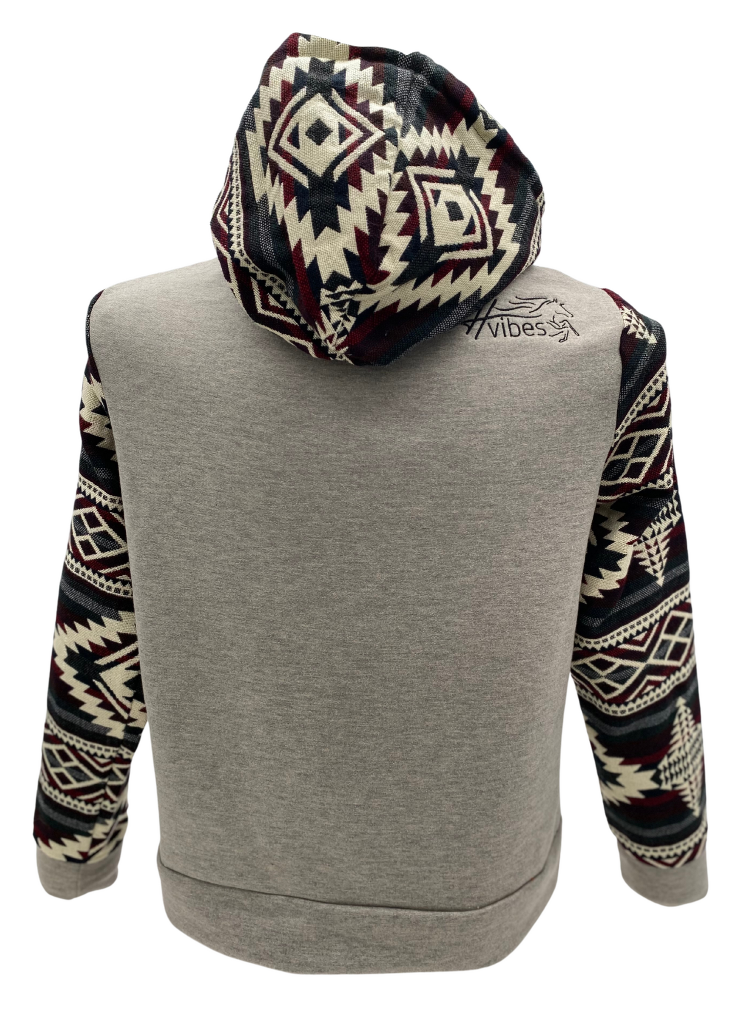 Coton West avec zip gris pâle