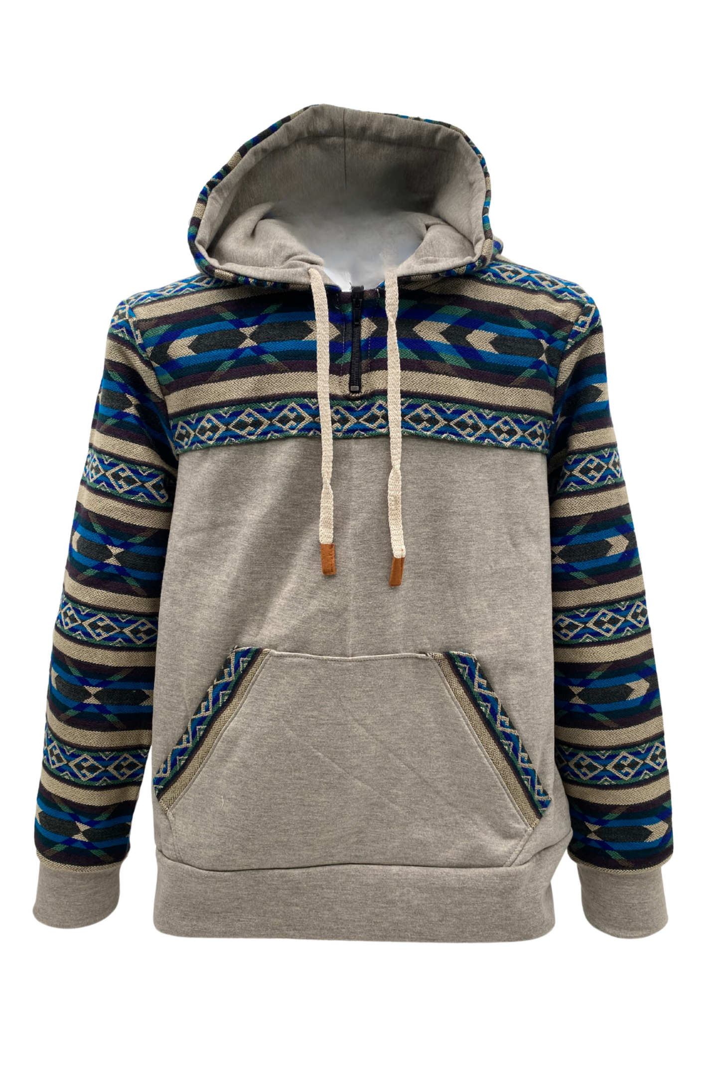 West cotton with pale grey zip