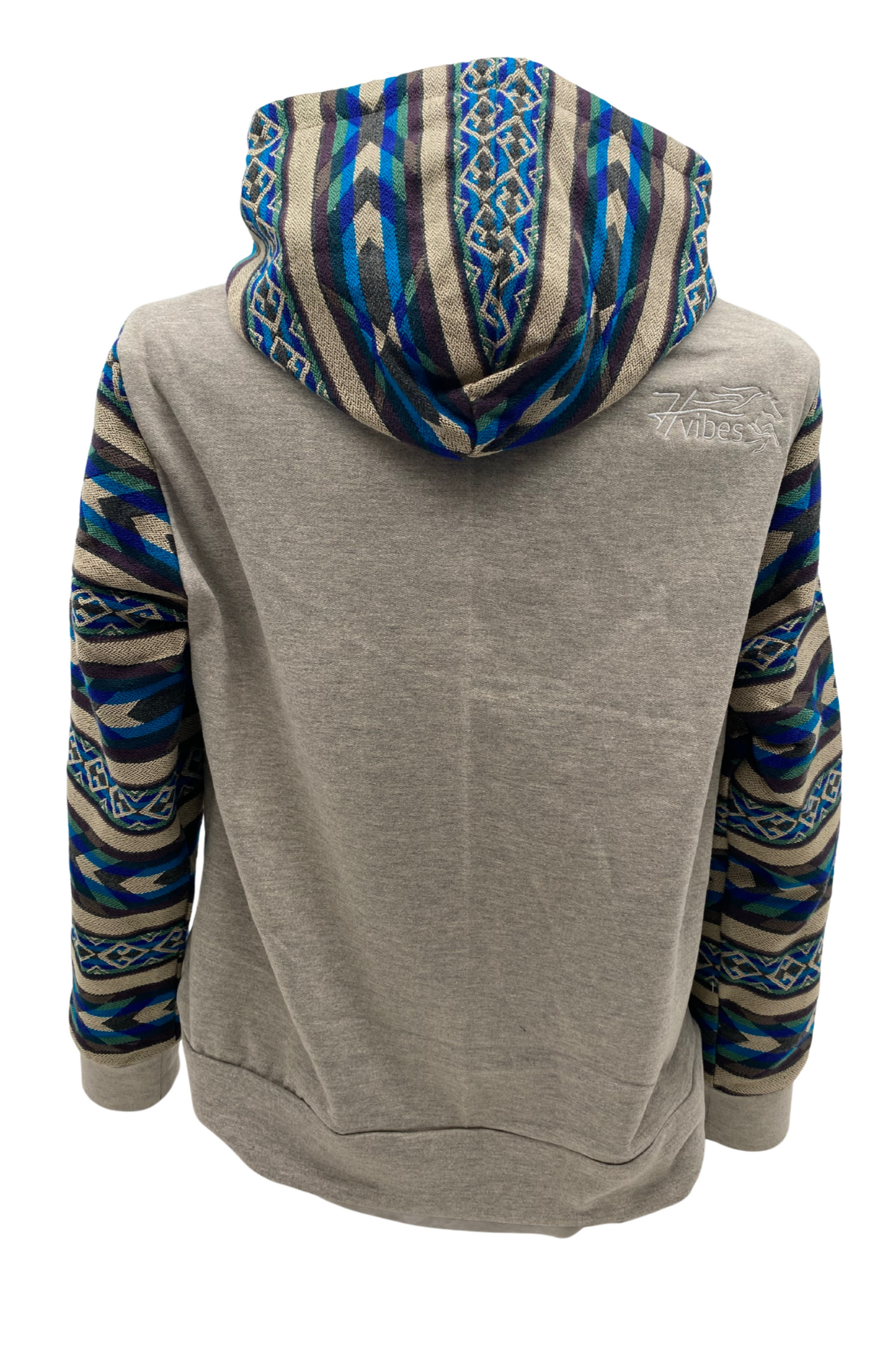 West cotton with pale grey zip