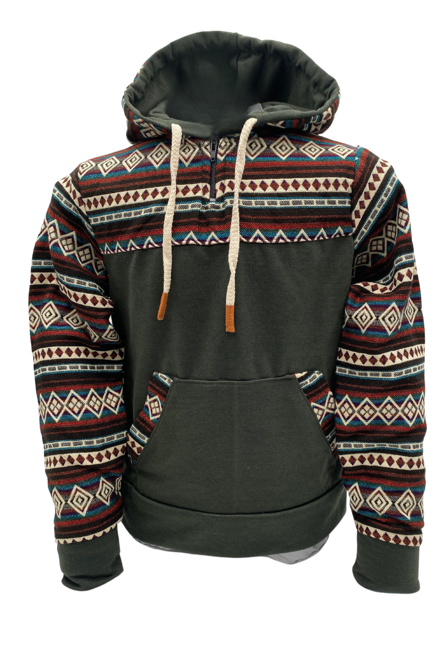 Coton West avec zip kaki