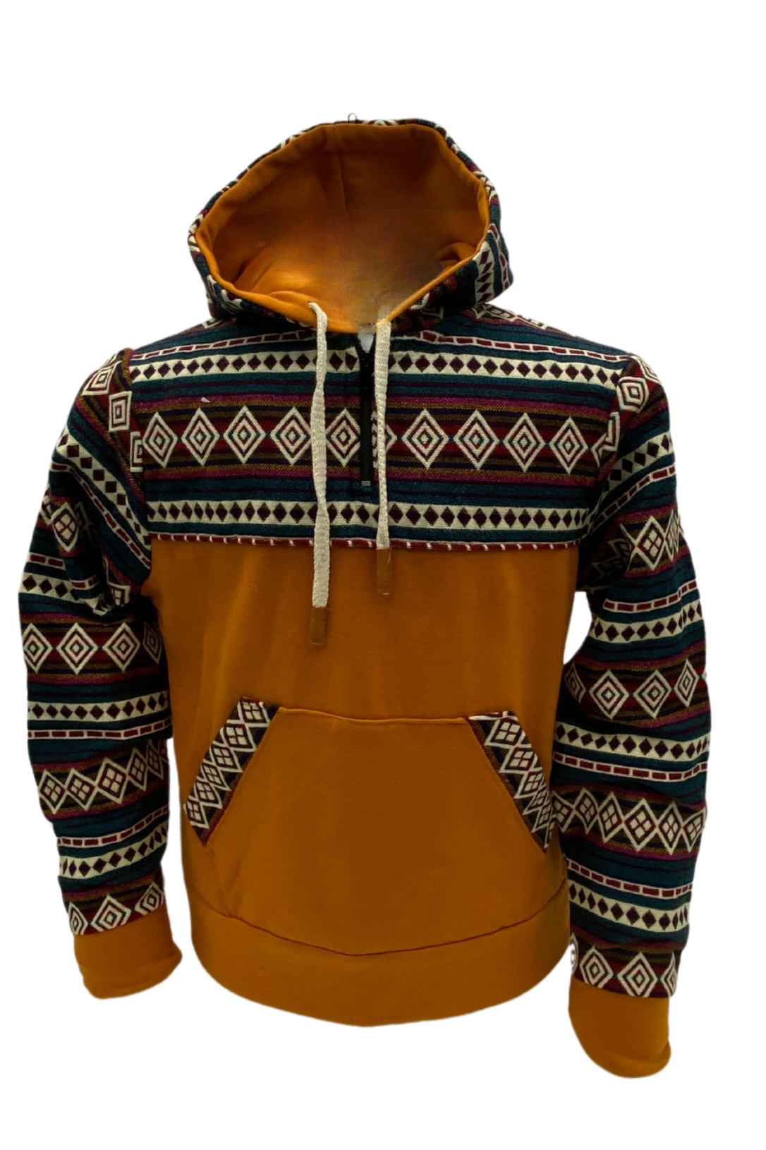 Coton West avec zip orange
