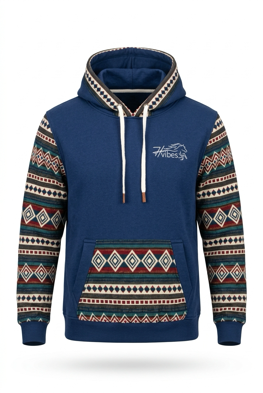 Hoodie West bleu 3