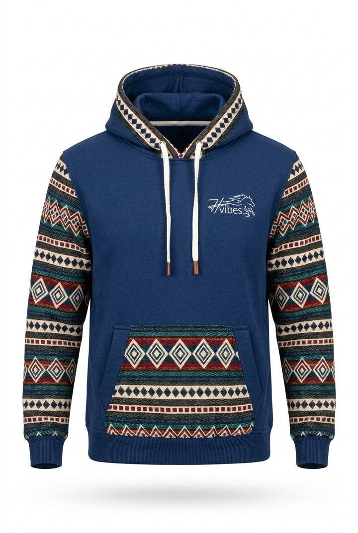 Hoodie West bleu 3