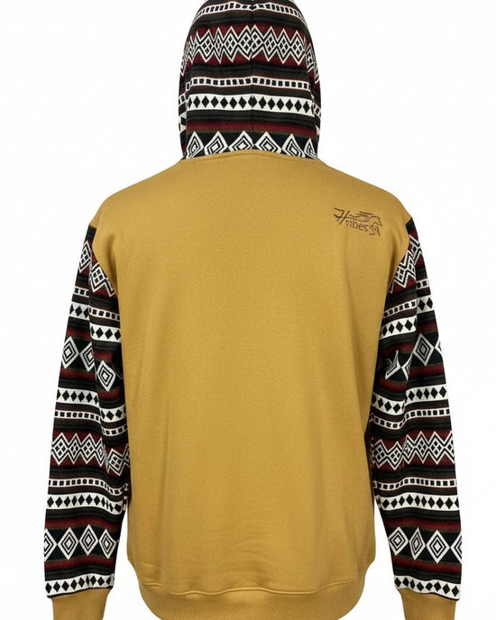 Hoodie West avec zip jaune 6